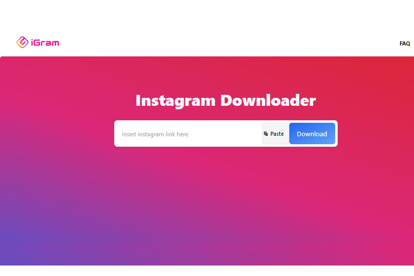 iGram Download Video, Story, Reels Instagram Gratis Tanpa Aplikasi