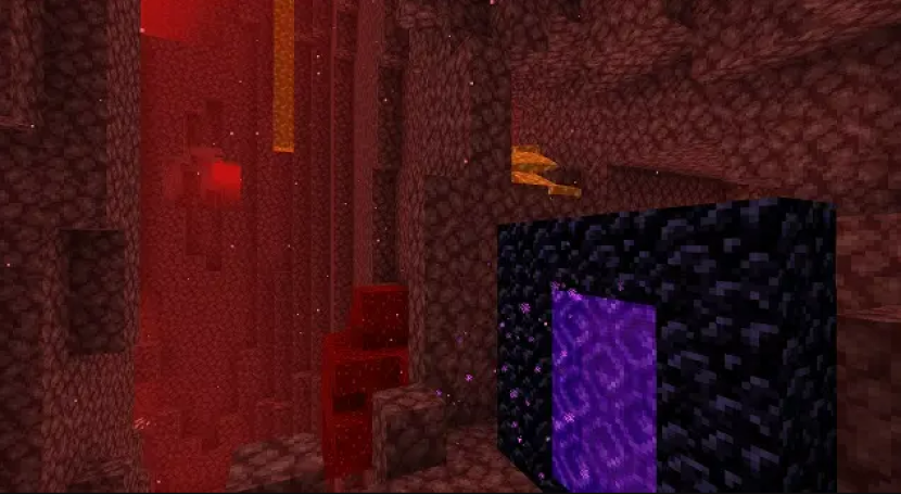 Portal and Nether particles. Foto: Beebom