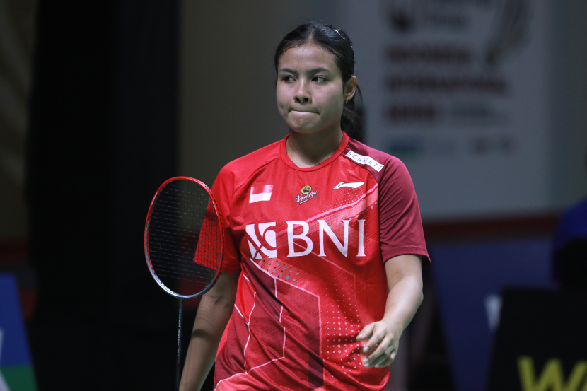 Pemain tunggal putri Indonesia, Komang Ayu Cahya Dewi lolos ke babak perempat final Indonesia International Series 2022.