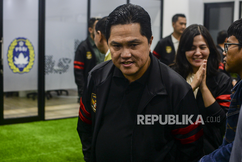 Ketua Umum PSSI Erick Thohir. Foto: Republika/Putra M. Akbar