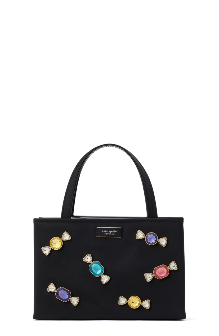 Sam Icon Candy Small Tote in Black Multi. Dok Kate Spade New York