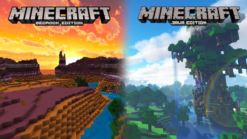 Minecraft Java Edition VS Bedrock Edition. Foto: Youtube/DOFLANICO