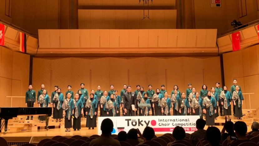 Tim paduan suara Indonesia meraih prestasi gemilang pada 5th Tokyo International Choir Competition (TICC) yang digelar  28-30 Juli 2023. Foto : puspresnas  