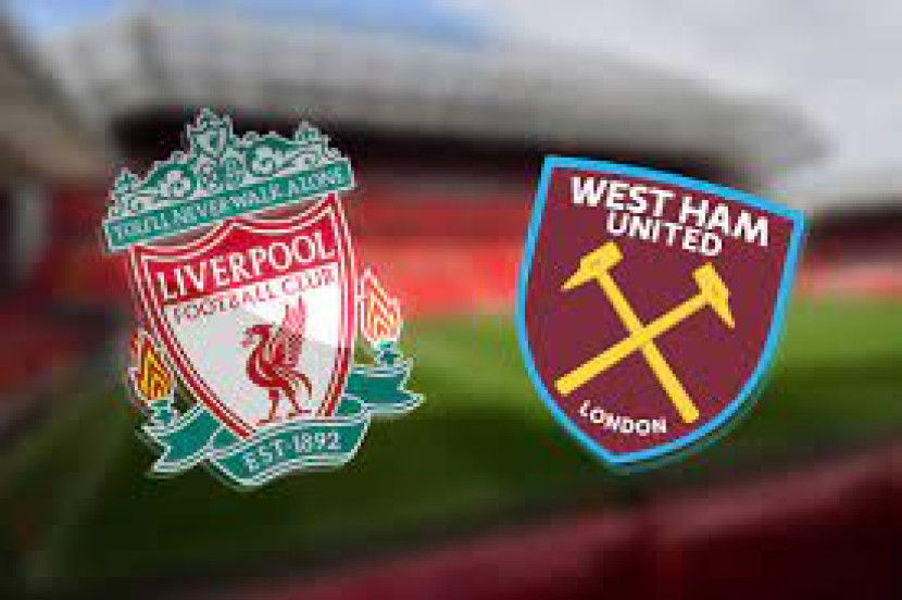 Logo Liverpool (kiri), West Ham United (kanan). Foto: The Standard.
