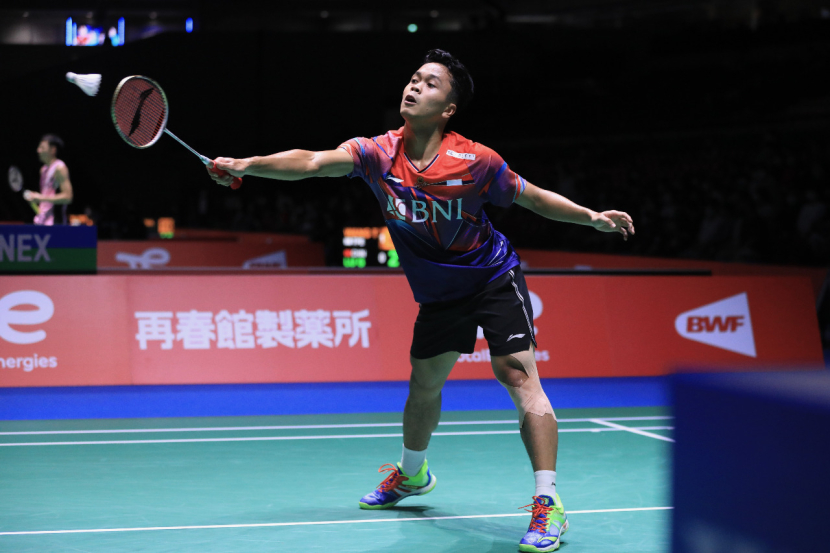 Pemain tunggal putra Indonesia, Anthony Sinisuka Ginting melaju ke babak ketiga untuk melawan pemain Cina, Shi Yuqi.