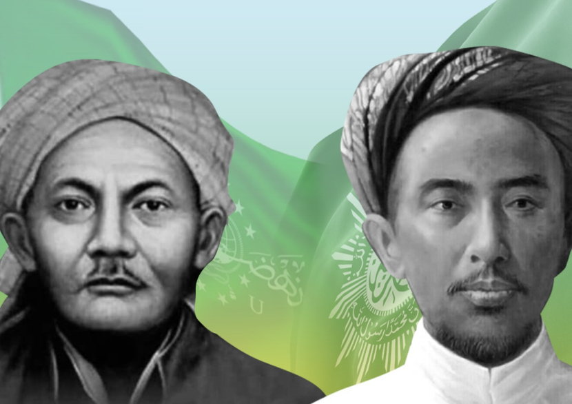 Kiai Ahmad Dahlan dan Kiai Hasyim Asy'ari (dok. Muhammadiyah)