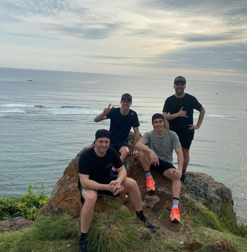 Alex dan Marc Marquez di Bukit Seger Mandalika/ Foto: @alexmarquez73