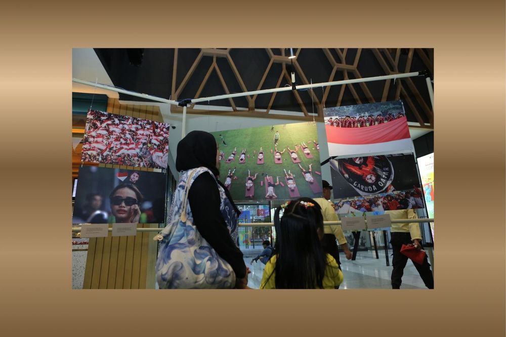 Foto Momen Ikonik Timnas Indonesia Resmi Dipamerkan di Sarinah