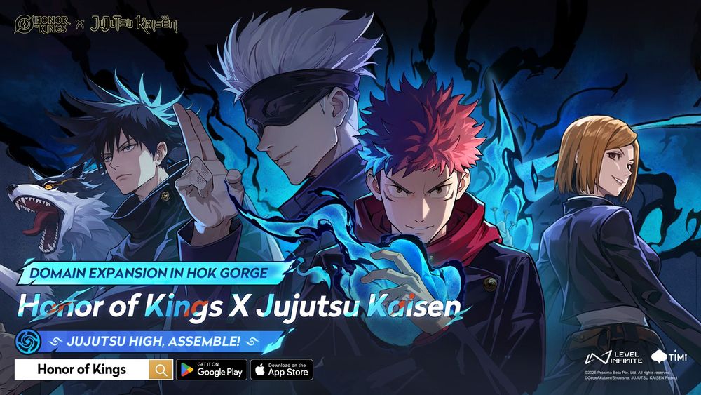 Honor of Kings Kembali Hadirkan Kolaborasi dengan Jujutsu Kaisen