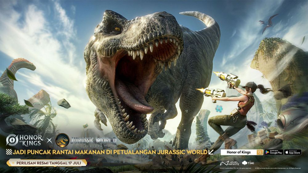 Jurassic World Rebirth Rilis, Honor of Kings Diinvasi Dinosaurus