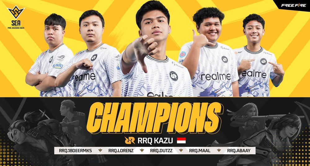 Kapten RRQ Kazu Kirim Sinyal Bahaya usai Pekan Keempat FFWS SEA Fall 2025