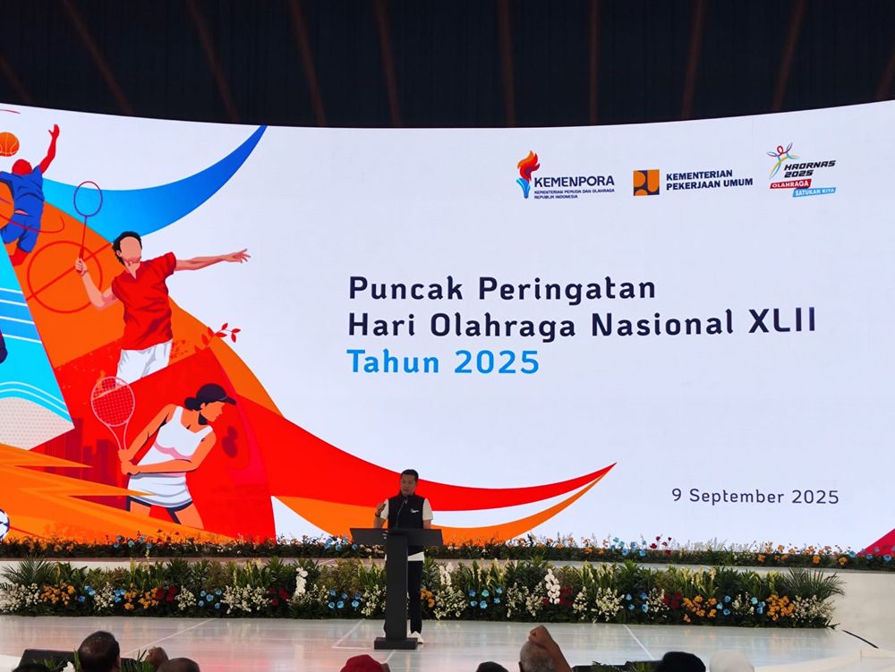 Puncak Peringatan Haornas 2025, Wamenpora Taufik Hidayat Kirim Pesan Ini
