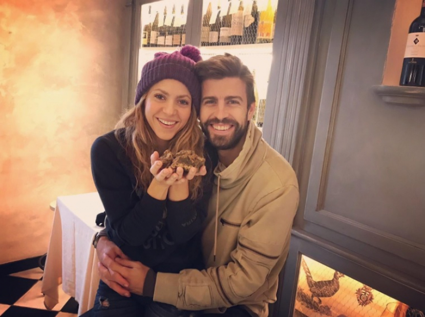 Shakira dan Gerard Pique. (Twitter/@3gerardpique)