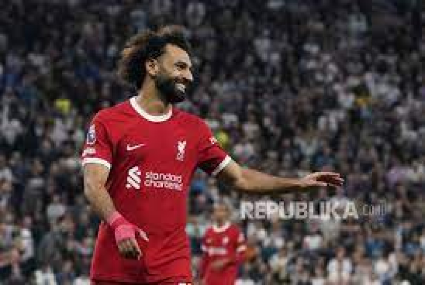 Penyerang Liverpool, Mohamed Salah. Foto: AP Photo/Alberto Pezzali.
