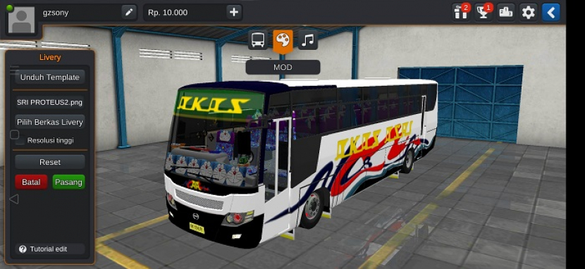 Bus simulator indonesia mod apk uang tak terbatas