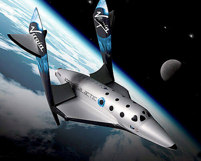 Pesawat ruang angkasa Virgin Galactic. Gambar: Virgin Galactic