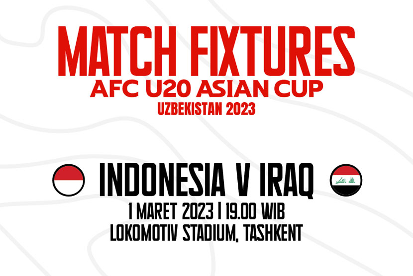 Jadwal Piala Asia U-20 2023, Timnas Indonesia vs Irak. Sumber: PSSI