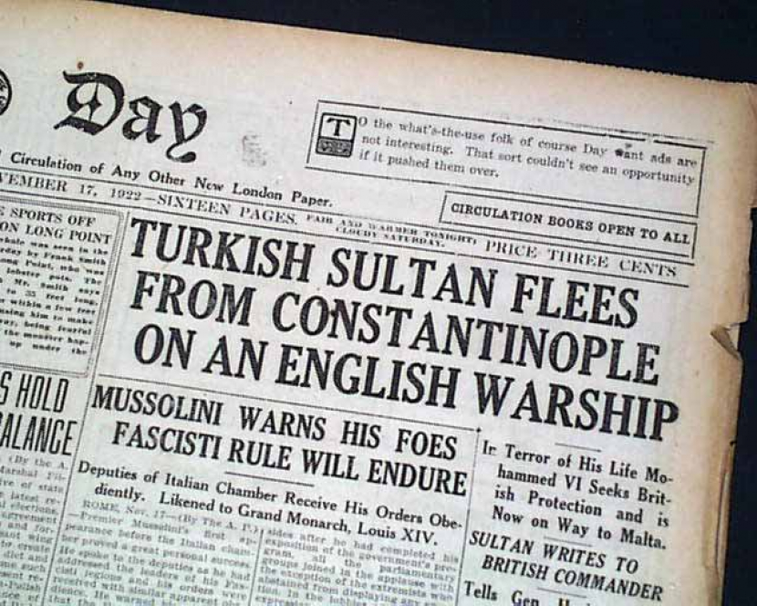 Koran Turki berbahasa Inggris di era Ottoman