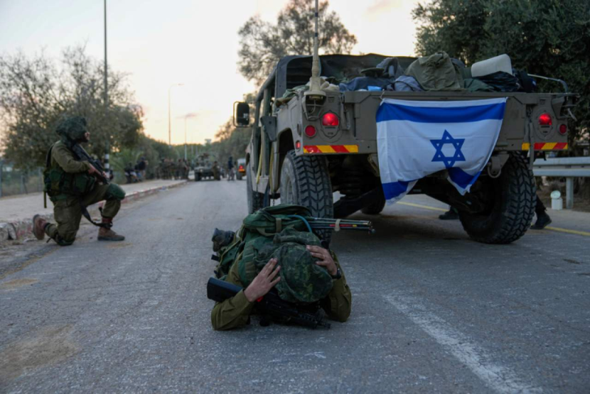 Tentara Israel di Gaza.