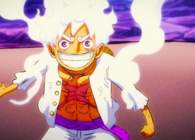 Gambar: Luffy Gear 5 dari Anime One Piece. (Tangkapan layar Anime One Piece episode 1073)