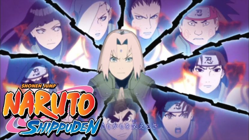 Tangkapan Layar Opening Anime Naruto 