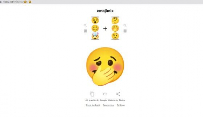 Send me an emoji. Emojimiks.