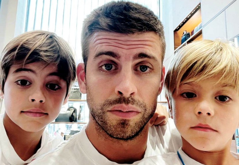 Instagram/3gerardpique/Gerard Pique dan dua anaknya