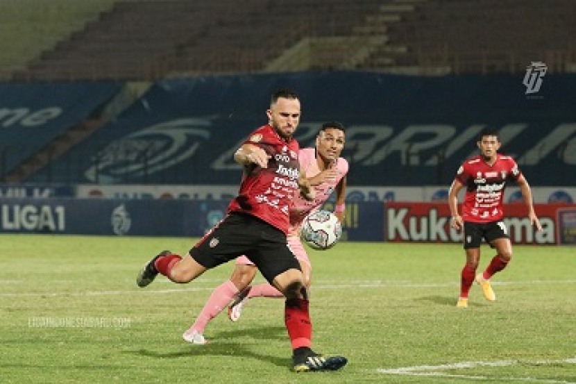 Laga Madura United kontra Bali United. Dok. Liga Indonesia Baru