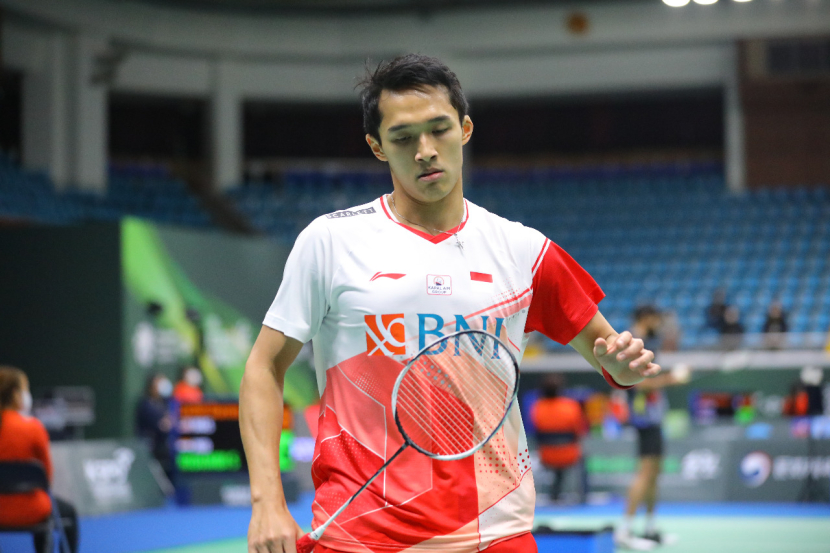 Pemain tunggal Jonatan Christie mundur dari Kejuaraan Asia 2023 karena muntah-muntah dan dibawa ke rumah sakit.