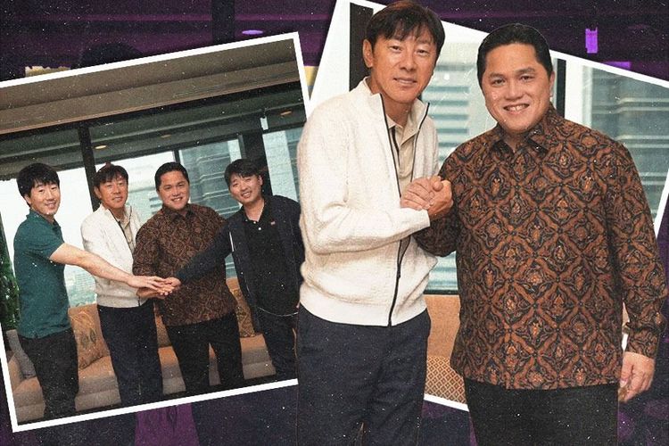 Hoaks! Berita Erick Thohir Pecat Shin Tae-yong karena Alasan Pribadi