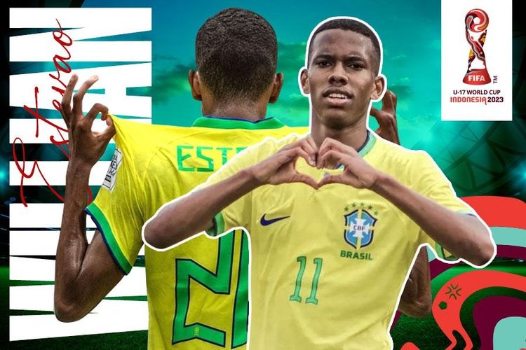 10 Pencetak Gol Termuda Timnas Brasil, Estevao Willian Melewati Neymar