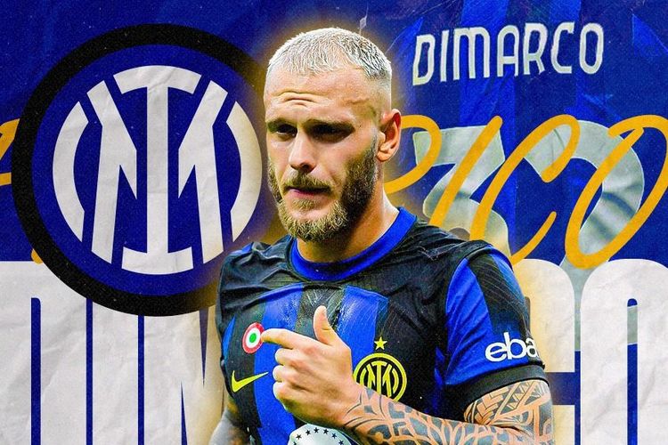 Pemain Inter Milan, Federico Dimarco. Sumber: Grafis: Dede Sopatal Mauladi/Skor.id