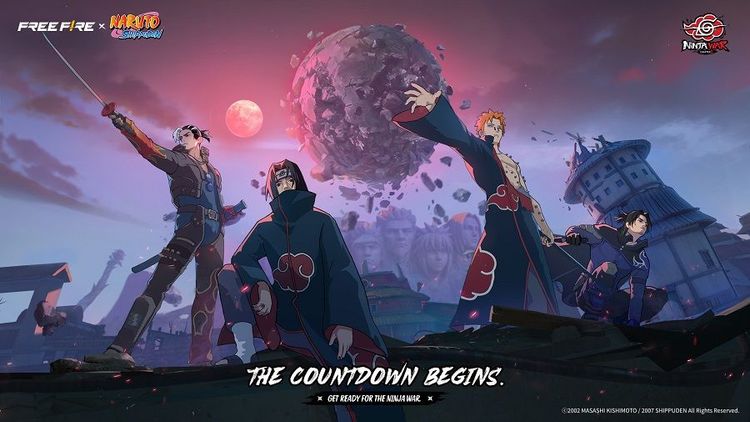 Free Fire Umumkan Tahapan Kolaborasi Kedua dengan Naruto Shippuden