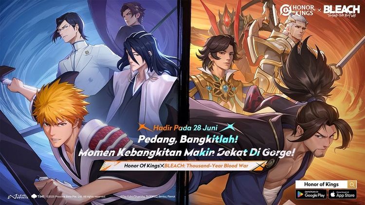 Detail Kolaborasi Honor of Kings dan Bleach