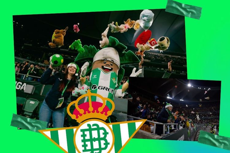 Hujan 25 Ribu Boneka Jelang Natal Warnai Laga Real Betis vs Getafe 
