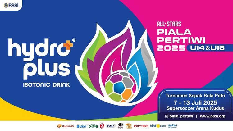 Hydroplus Piala Pertiwi U-14 dan U-16 All Star 2025 Resmi Bergulir di Kudus