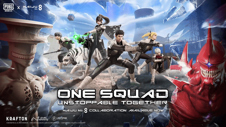Cara Mendapatkan Hadiah Kolaborasi PUBG Mobile X Kaiju No 8