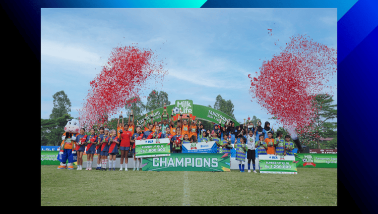 MilkLife Soccer Challenge (MLSC) Tangerang Seri 1 2025-2026 Munculkan Juara Baru