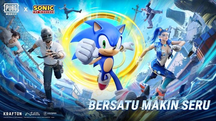 PUBG Mobile Umumkan Kolaborasi dengan Sonic The Hedgehog