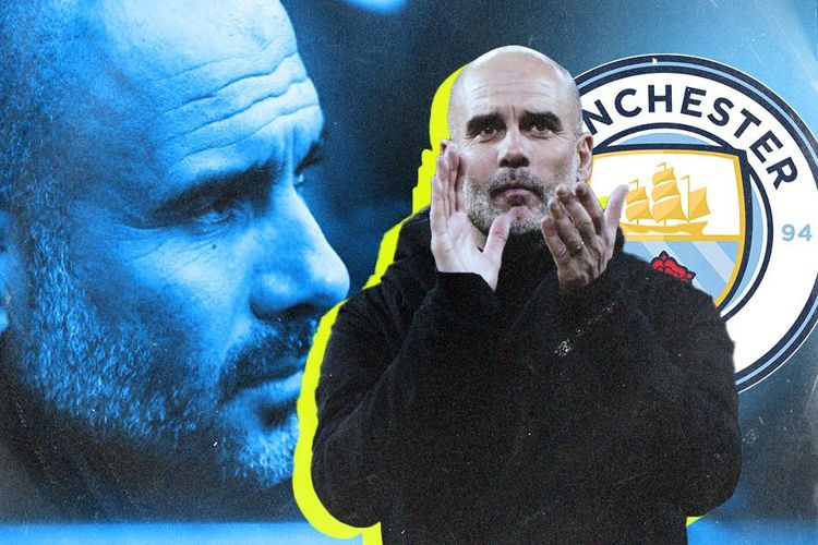 Pelatih Manchester City, Pep Guardiola. Sumber:Skor.id