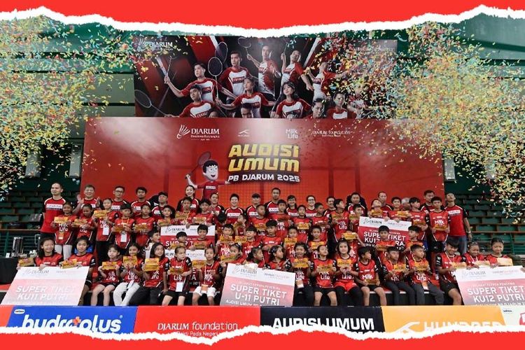 Daftar Peraih Super Tiket Audisi Umum PB Djarum 2025