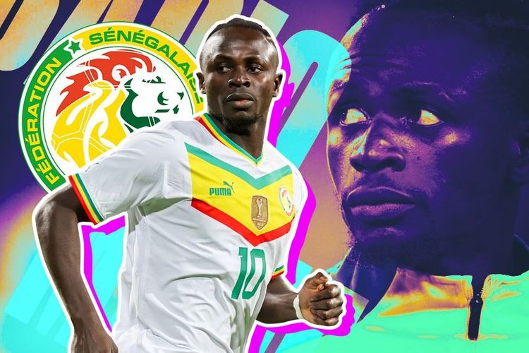 Pemain Timnas Senegal, Sadio Mane. (Grafis: Skor.id)
