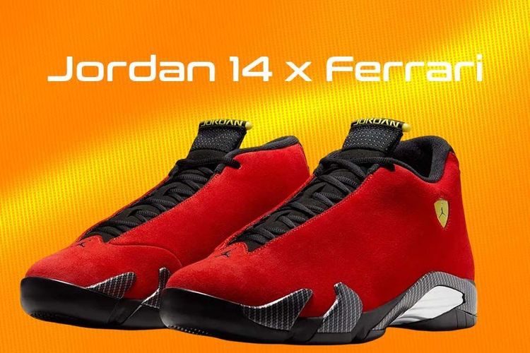 Air Jordan 14 Ferrari Comeback, Model Ikonik dengan Sentuhan Supercar
