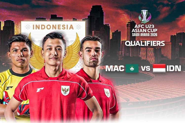 Bantai Makau, Timnas U-23 Indonesia Jaga Peluang Lolos ke Piala Asia U-23 2026