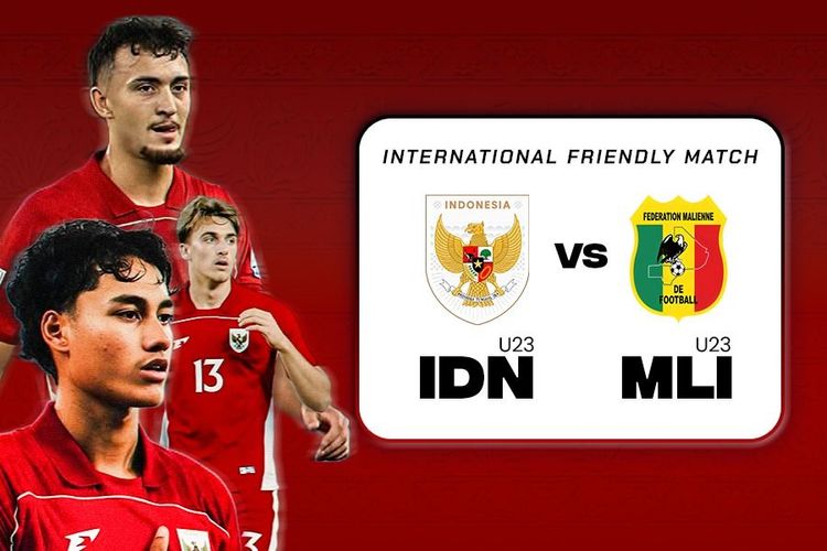 Prediksi dan Link Live Streaming Timnas U-23 Indonesia vs Mali U-23 di Laga Uji Coba Kedua