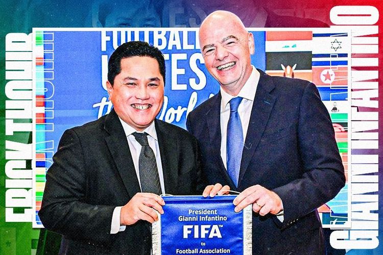 Erick Thohir Jadi Menpora RI, Presiden FIFA Beri Selamat