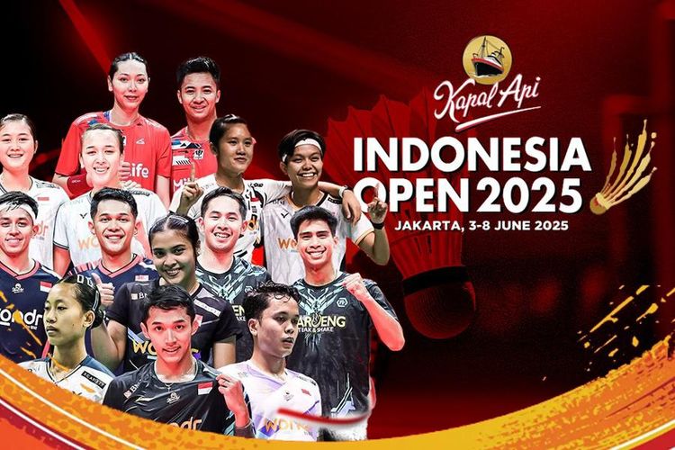 Indonesia Open 2025: Hanya Ada Satu Wakil Indonesia di Final
