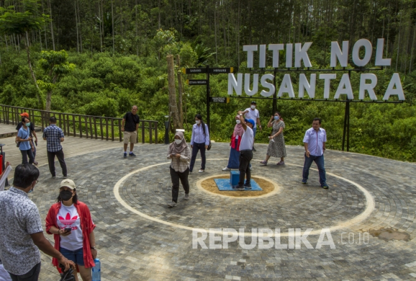 Nusantara dijadikan nama ibu kota baru Indonesia yang sedang dibangun di Kalimantan (foto: antara/republika).