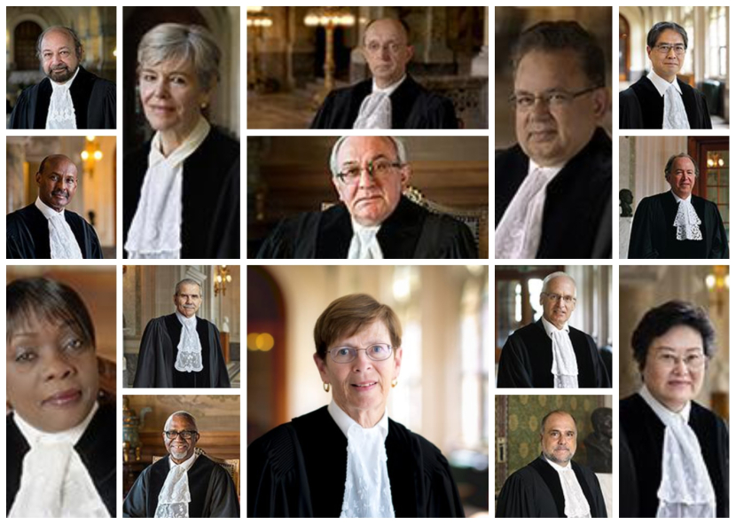 15 hakim International Court of Justice (ICJ) (dok.icj-cij.org)