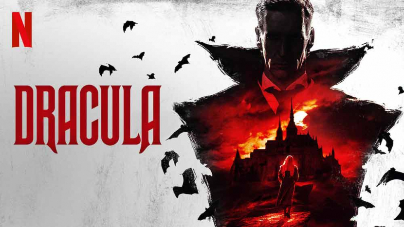 Poster Dracula (2020) adaptasi Steven Moffat dan Mark Gatiss pada novel Bram Stoker. Sumber : Heaven of Horror